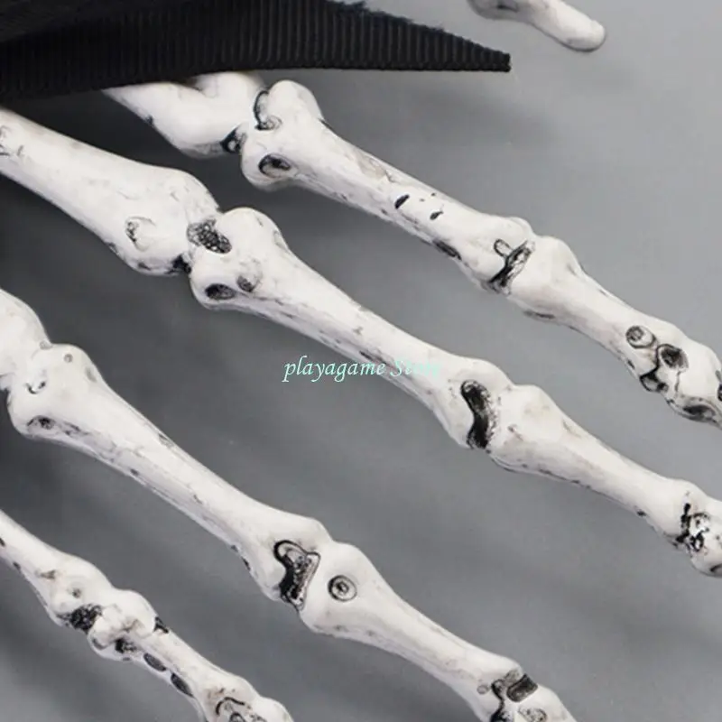 y88a 1pc هيكل عظمي يدوي الشعر مقطع بلاستيكي أنيق لحفلات الأطراف وتصميم أزياء الشباب