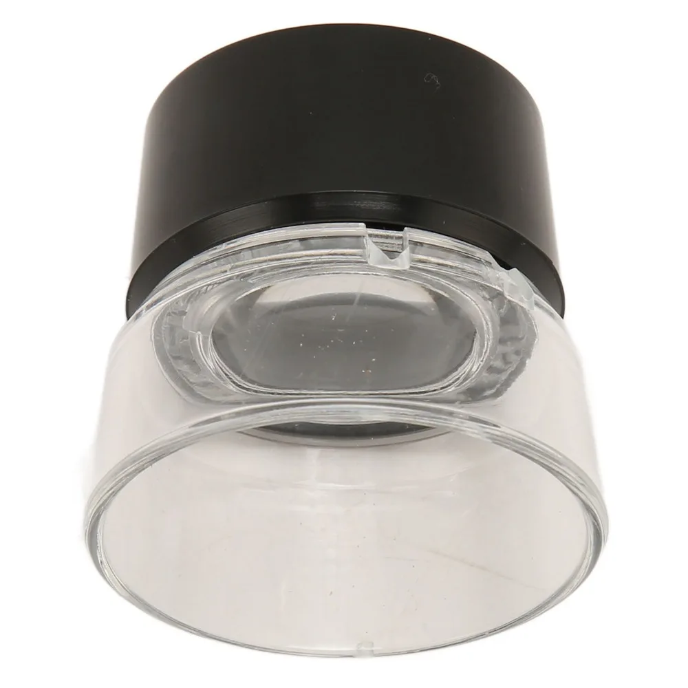 Portable Black Stand Magnifier 50*48mm Plastic Desktop Magnifying Glass Magnifying Loupe Glass for 10X For Jewelry Appraisal