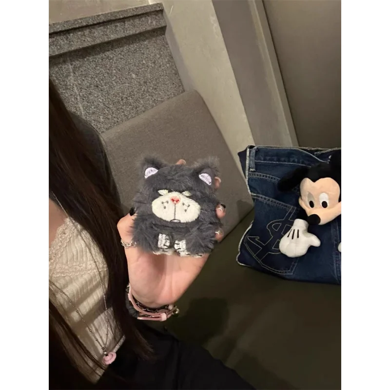 Pelúcia Expressão Adequado Apple Fone Case, Airpods Pro, 2, 3, desenhos animados mangas