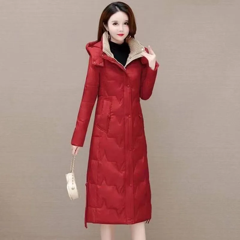 Piumino in cotone di alta qualità Giacche imbottite calde e spesse da donna invernali, nuovo soprabito Parker con cappuccio femminile We Have 4XL, 5XL