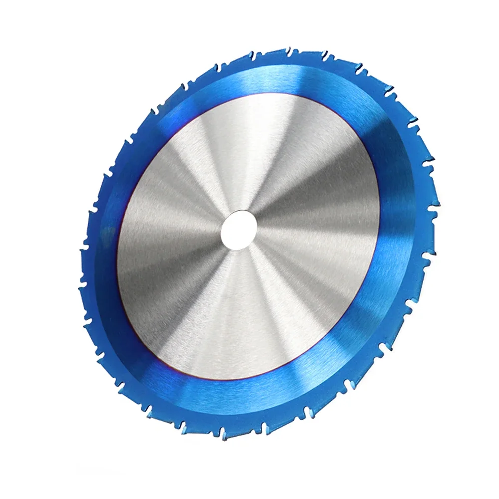 1 PC 4/6/7/8 นิ้ว Blue NANO เคลือบใบเลื่อยวงเดือนคาร์ไบด์ Tippped TCT mutilfunction แผ่นตัดไม้