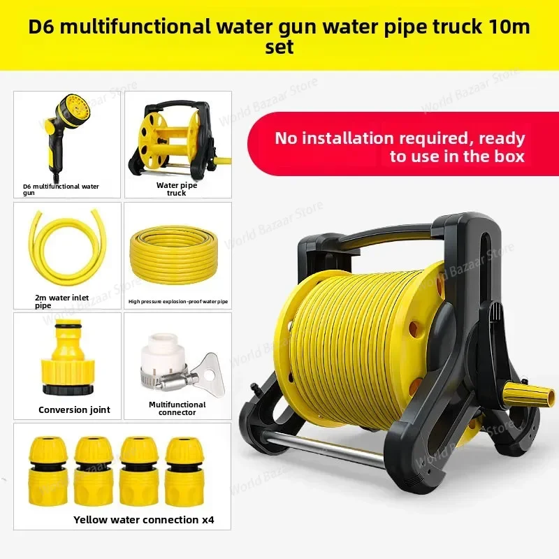 

Спринклерная головка для полива цветов, бытовая водопроводная труба для полива овощей, садовый поливочный пистолет, садовая тележка для водопроводной трубы