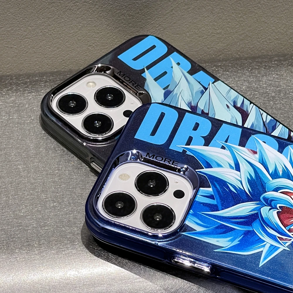 Fashion Cool Japan Anime D-Dragon Ball Son Goku Saiyan Phone Case For iPhone 17 16 15 14 13 Pro Max Shockproof Hard Cover view 5
