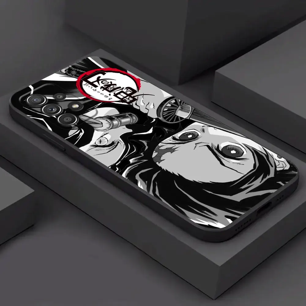 Demon Tanjiros Anime Slayers Case For Samsung Galaxy A15 A25 A24 A23 A22 A21S A20s A13 A05S A04 A03 A14 Cover Kimetsus-No-Yaibas