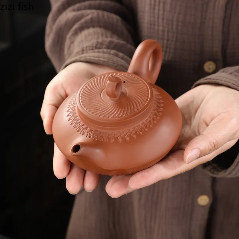 Purple Clay Pot Ceramic Teapot Tea Making Tools Tea Infuser Kettle Kung Fu Teaware Teas Making Utensils Tea Art Accessories