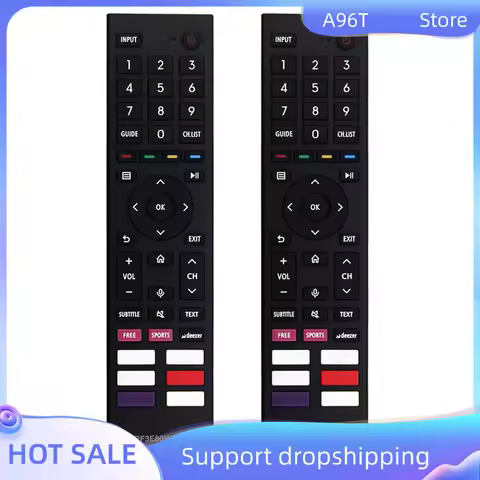 A96T 2X Replace ERF3E80H Remote Control For Hisense TV 43A6BG 43A6G 50A6BG 50A6G 55A6G