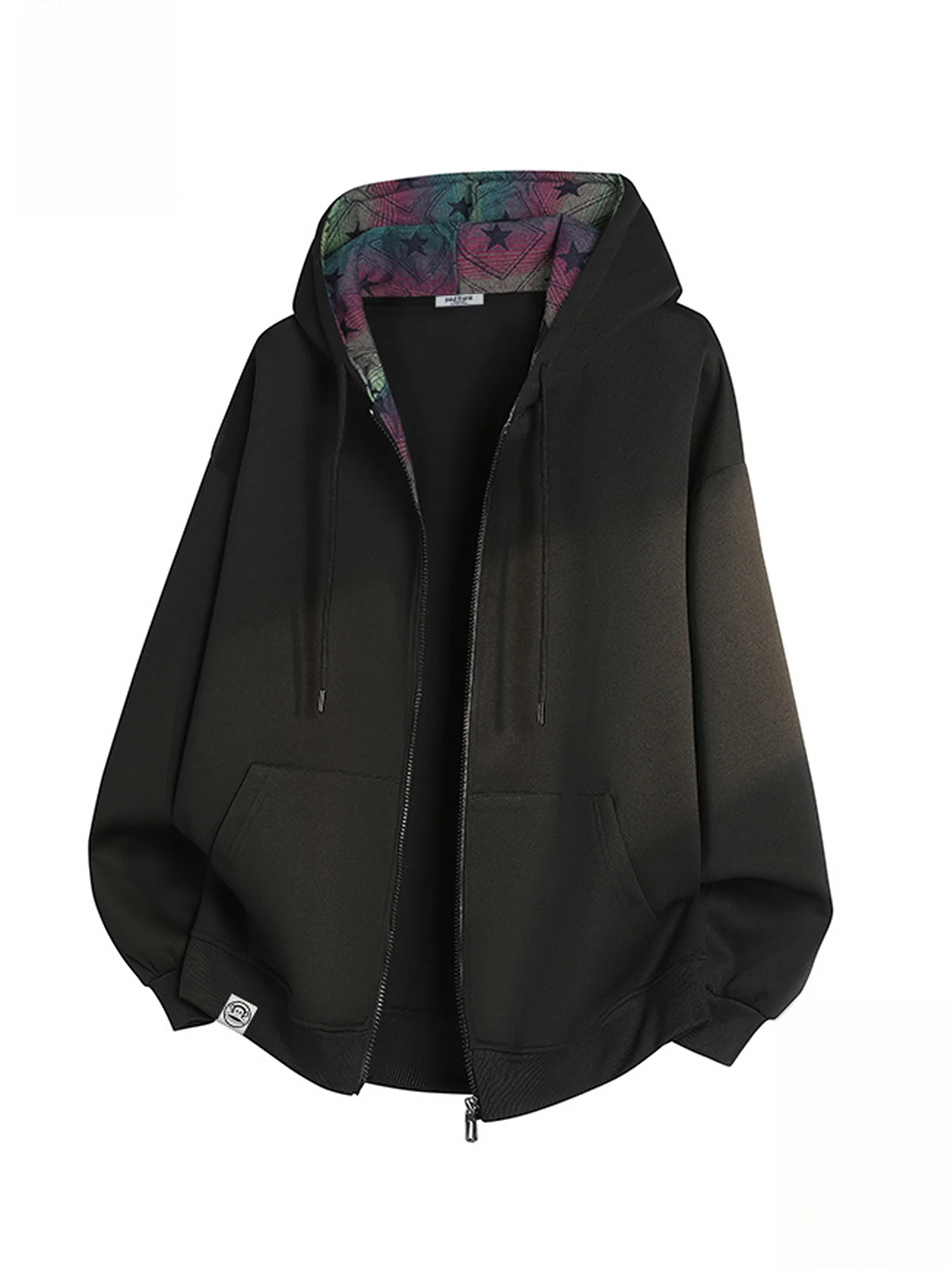 

Мужская толстовка Paul Frank 2026 весенней коллекции, свободного кроя, с капюшоном, в стиле колор-блок, с принтом обезьяны, повседневная, на молнии, с длинными рукавами