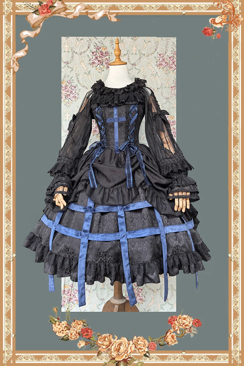 - Клетка Лилит - Платье и блузка Gothic Lolita JSK от Infanta