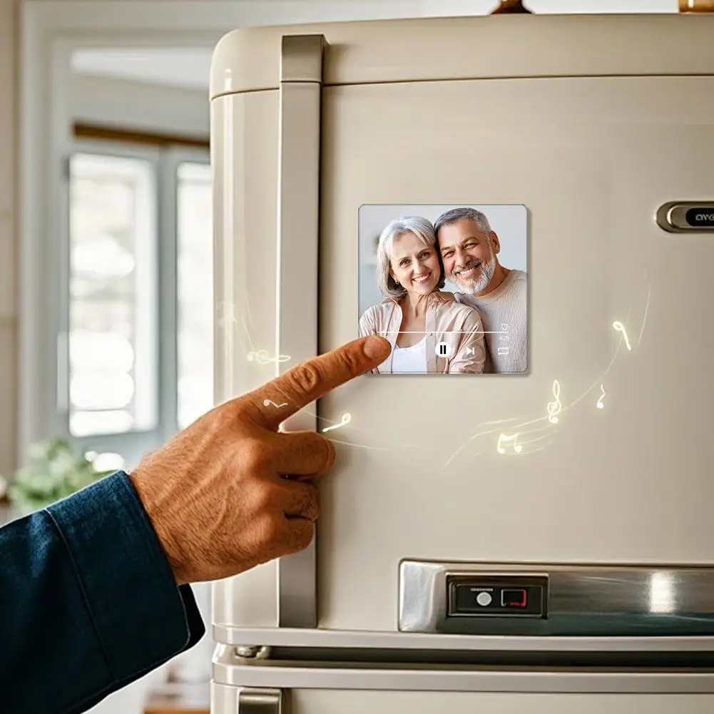 Personalized Custom Fridge Magnet Decorative Music Best Gift Decor Fridge Magnets Refrigerator Girl Friend Wife Home J1W6