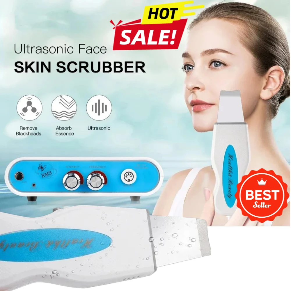 ملعقة جلدية قوية لتنظيف المسام بالموجات فوق الصوتية لإزالة الرؤوس السوداء وحب الشباب والتنظيف العميق وجهاز تجميل الوجه القابل لإعادة الشحن #1