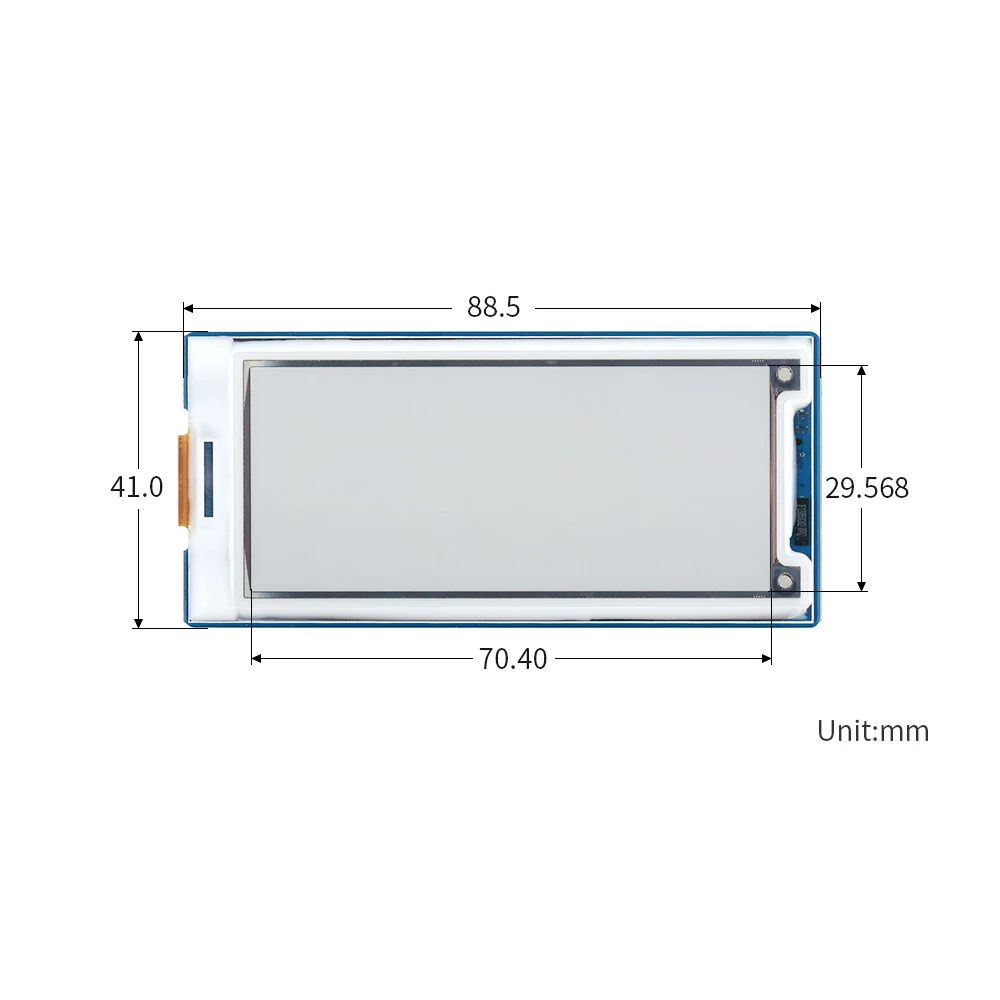 3inch 4-Color EPaper Eink E-Paper Screen Display Module Kit for Arduino RPI Raspberry Pi Zero 2 W WH 2W 3B 3 Model B Plus 4