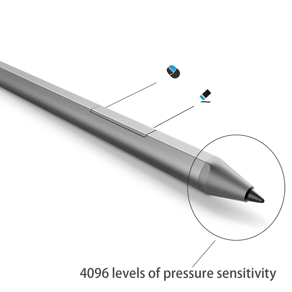 Imagem -05 - Caneta Stylus de Toque Capacitivo Ativo Sensível à Pressão Compatível com Bluetooth Lenovo Yoga 520 530 720 C730 C740 920 4096