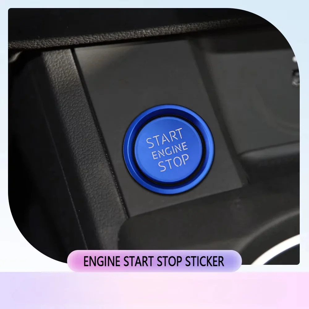Car Ignition Key Ring Cover For Audi A4 A5 S4 S5 B9 16-22 A6 A7 C7 4GB 15-18 Engine Start Stop Sticker Decorative  Accessories