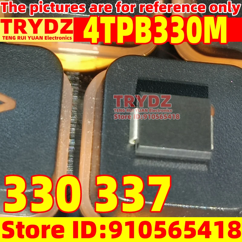 50-30pcs 330 337 espessura ultrafina 0.18CM capacitor de tântalo 330UF 4TPB330M
