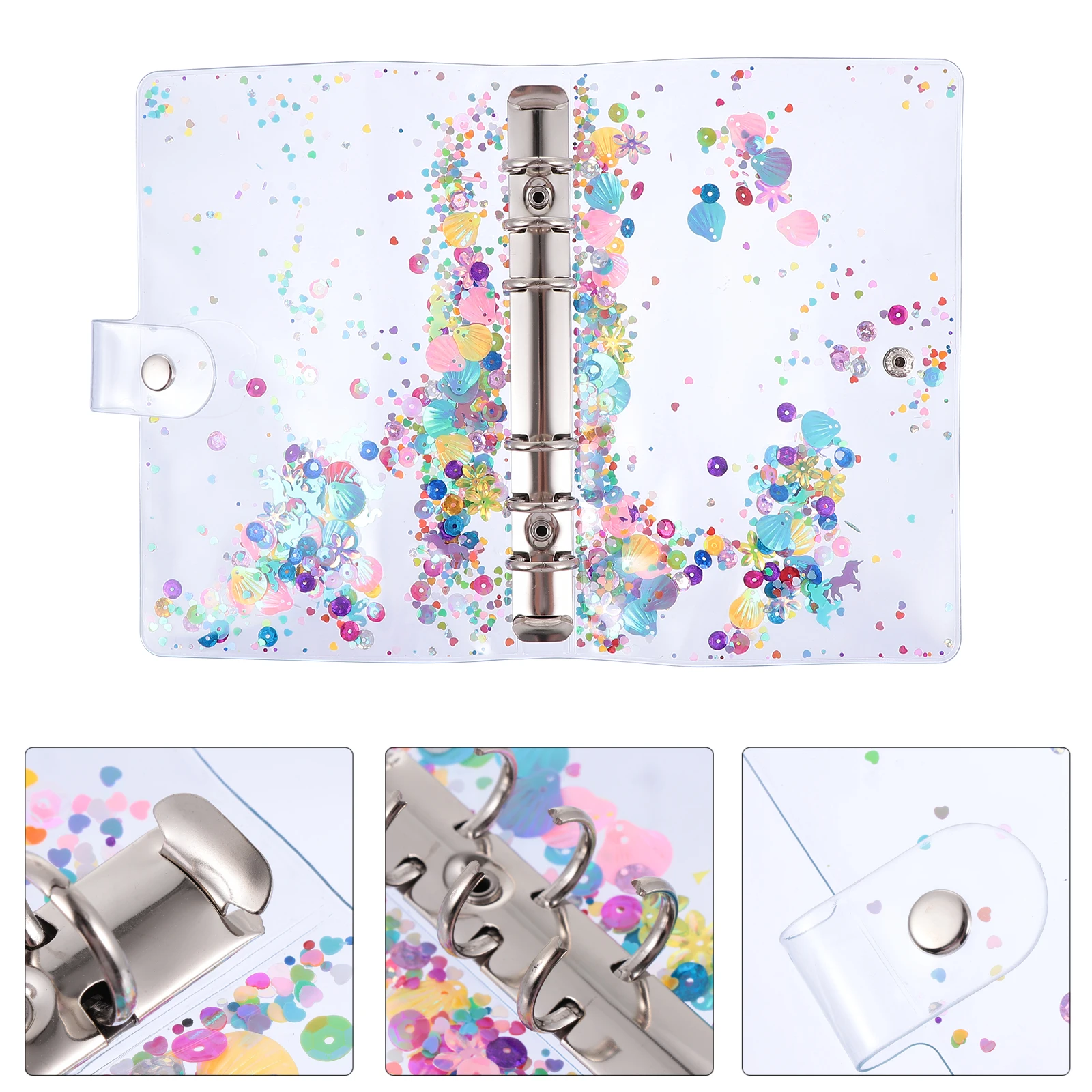 

Binder Case Notebook Protector Handbook Loose-leaf Folder Cover Pvc Colorful Office Supply