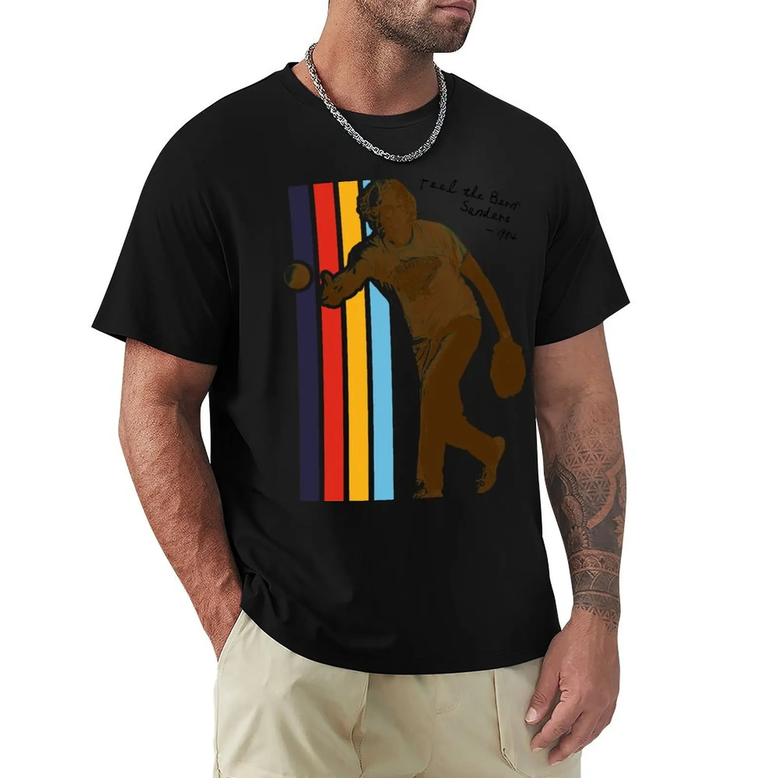 

Bernie Baseball // Retro 80s Bernie Sanders Playing Baseball Fan Art T-Shirt Essential Solid Color T-Shirt