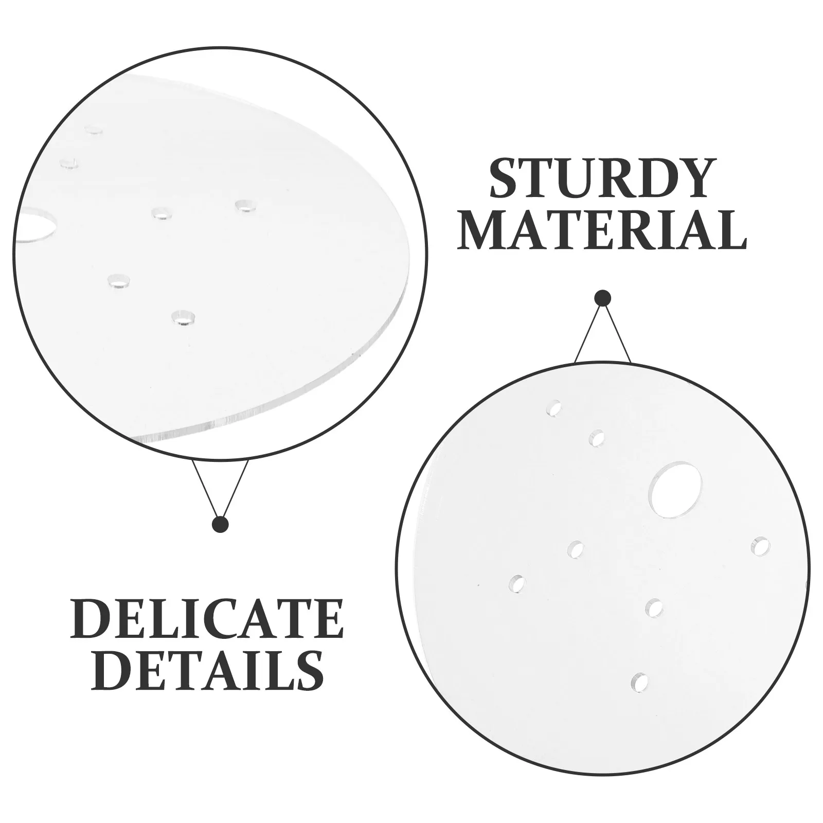 

21Cm Circular Aquarium Lid Cover Clear Acrylic Fish Tank Escape Proof Top for Secure Fit and Unobstructed Viewing Aquarium