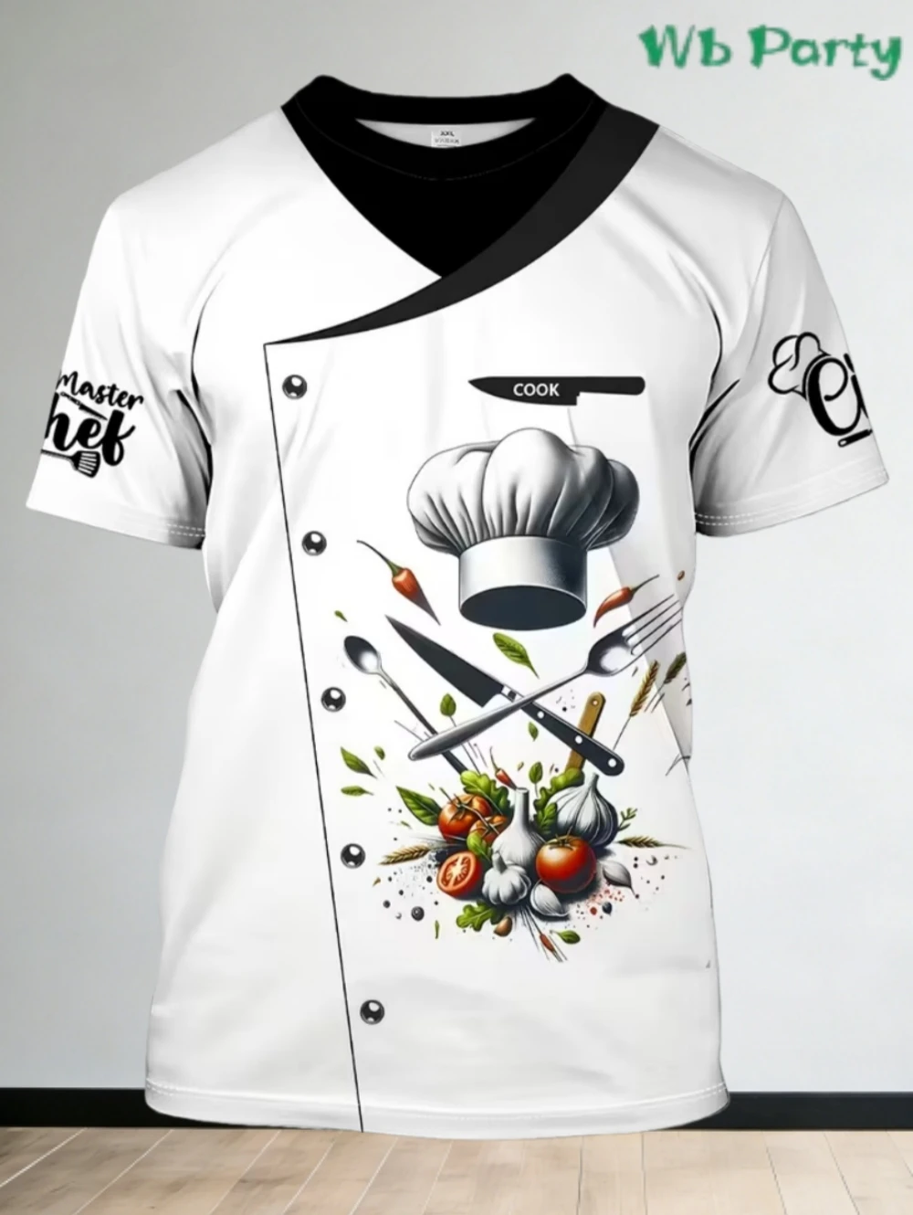 

Мужские футболки с 3D принтом, модные летние рабочие футболки с короткими рукавами и графикой шеф-повара, свободные легкие забавные рабочие футболки большого размера, топы