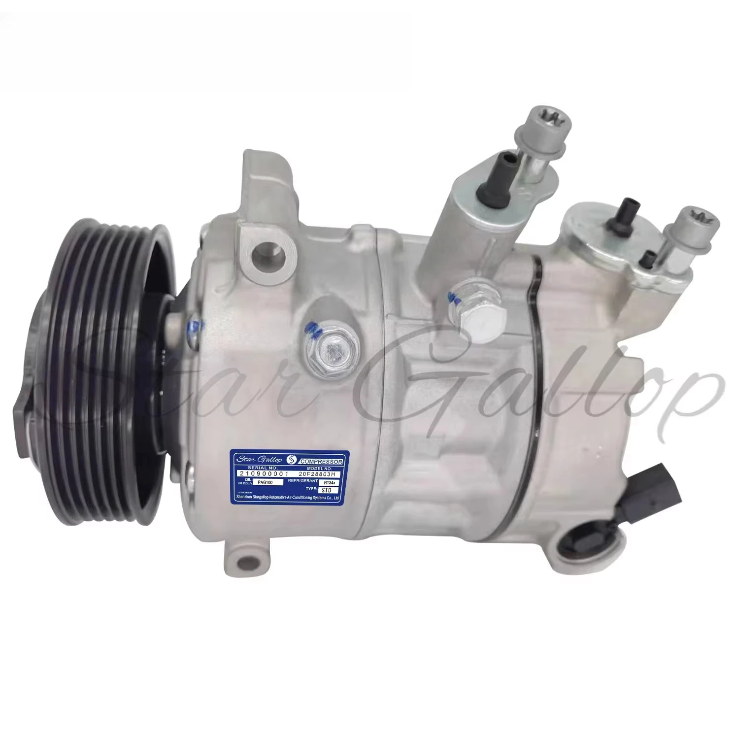 

В наличии образец OEM автоматического компрессора переменного тока 1Kd820803L 6PK PXE16 R134A 110 мм для Sagitar