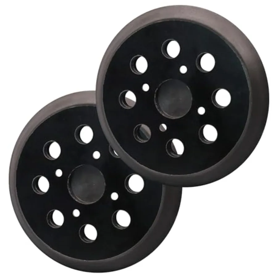 

2 Pack 5 Inch Replacement Sander Pads, 8 Hole Hook and Loop Backing Pad for Random Orbital Sander, Compatible with Craftsman RO