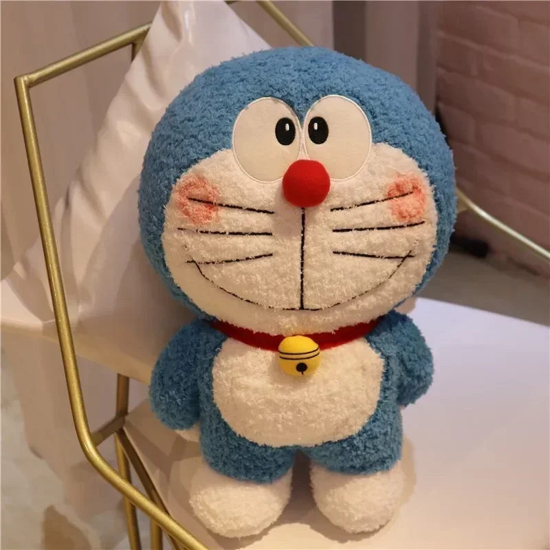 40/60cm Cute Robot Cat Blue Plush Toy Large Soft Doll Stuffed Toys Baby Boys Girls Kids Toys for Children Christmas Gift Friends