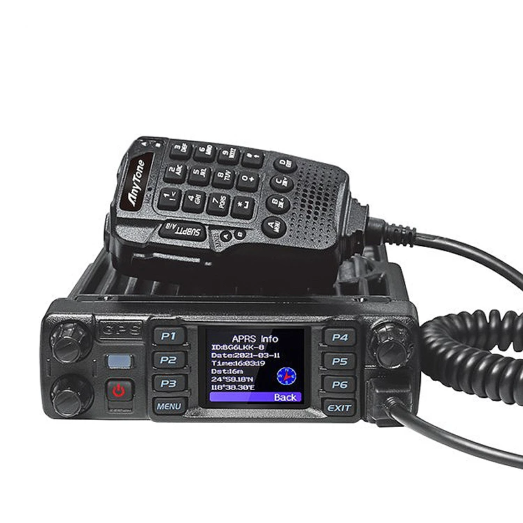 Digital Analogue Mobile Radio Dual band BT / APRS /GPS /AIR BAND