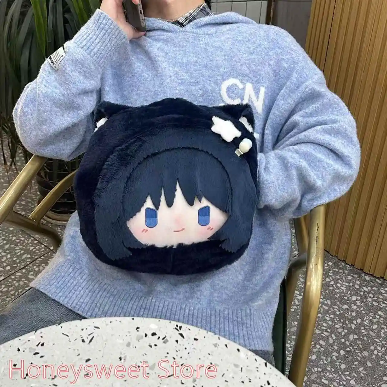 Game Anime Honkai: Star Rail Wanderer Balladeer Furina Cosplay Plush Doll Dango Soft Hand Warmer Throw Pillow Sofa Back Cushion