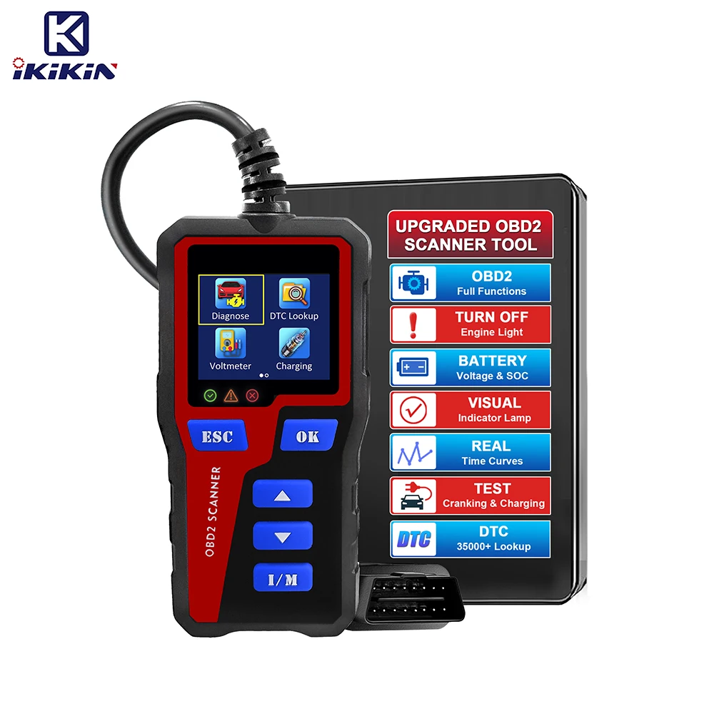 

Диагностический сканер OBD2 AT300. Режим сброса функции OBDII. Совместимость со всеми транспортными средствами OBDII после 1996 года.