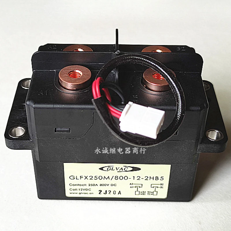 

（Brand New Original）1pcs/lot 100% original genuine relay:GLFX250M/800-12-2HB5 12VDC 250A 800VDC New energy vehicle mounted relay