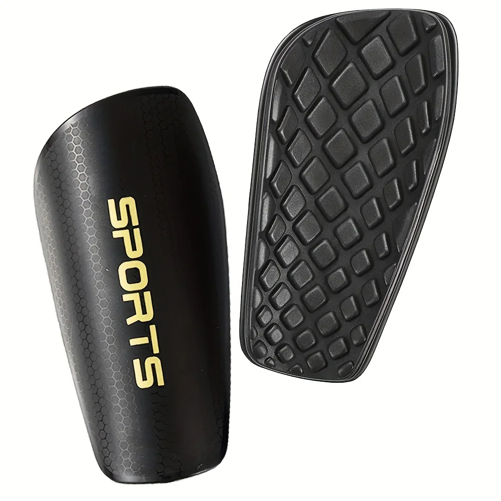 Une paire de protège-tibias de football pour jeux de football, déflecteurs anti-collision, protège-mollet épais