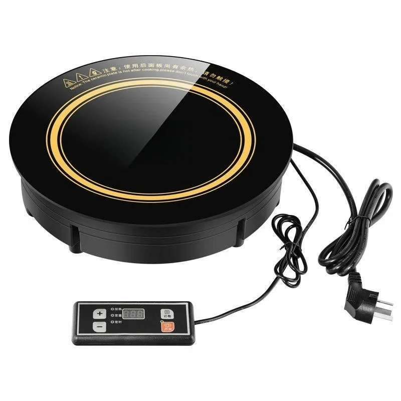Hot pot induction cooker, round embedded small one person, one stove, integrated mini