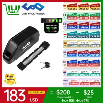 Original 21700 EBike Battery 48V 52V 25Ah 24Ah 60V 19.2Ah Electric Bicycle Bateria for 2000W 1500W 1000W 500W 350W 250W
