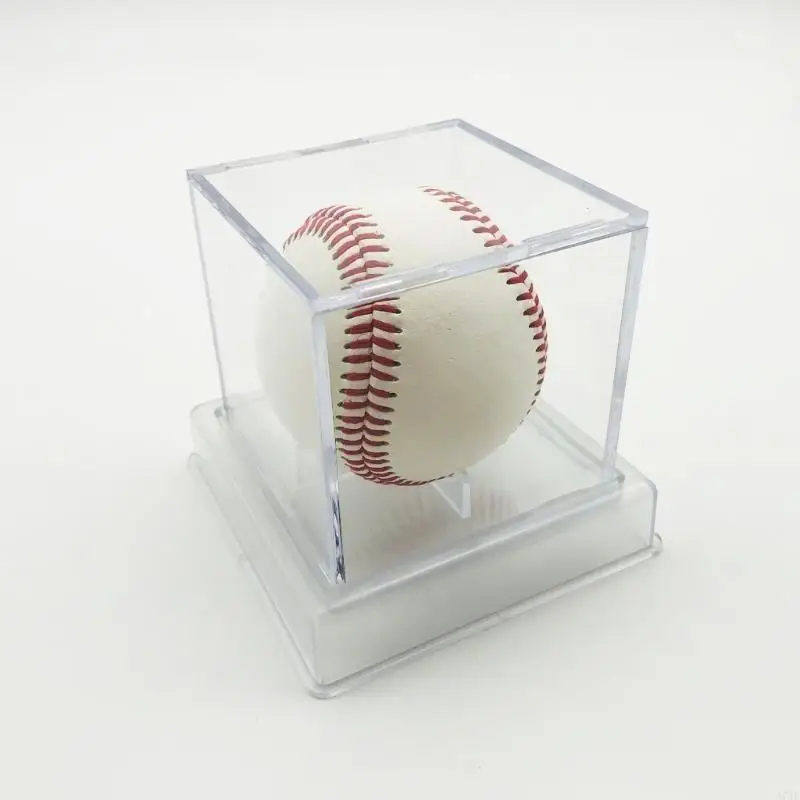J7JF البيسبول عرض حالة البيسبول موقعة CLASE CASE DISPLAY CASE ACRYLIC CLEAR RISEBALL HOLDER DISTROTOR