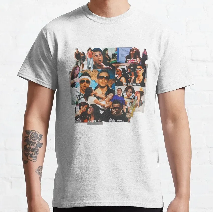 Jersey Shore Collage T-Shirt blank t shirts cute tops mens funny t shirts