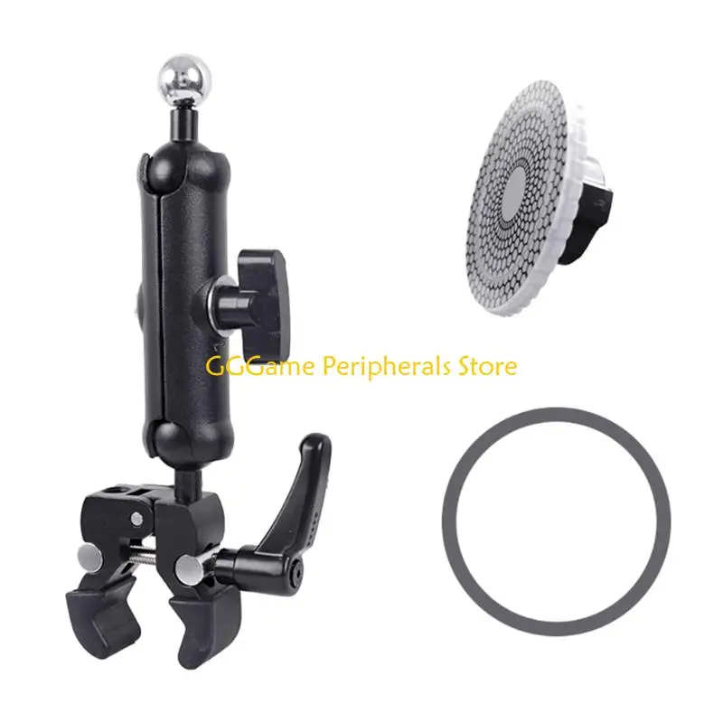 

U55B 360 Rotating Phone Mount Rack Stand for Vehicle Metal Construction 45mm Capacity