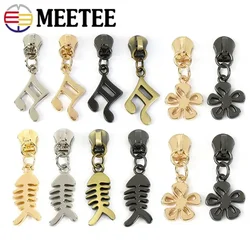 5/10Pcs 5# Zipper Sliders For Metal Zippers Tape Bag Wallet Zips Pull Head Backpack Clothes Repair DIY Sewing Accessories