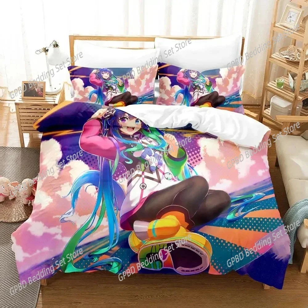 kawaii Pretty Derby Comfortable Duvet Quilt Cover Pillowcase Bedding Set Children Bedroom Decoration Home Textile