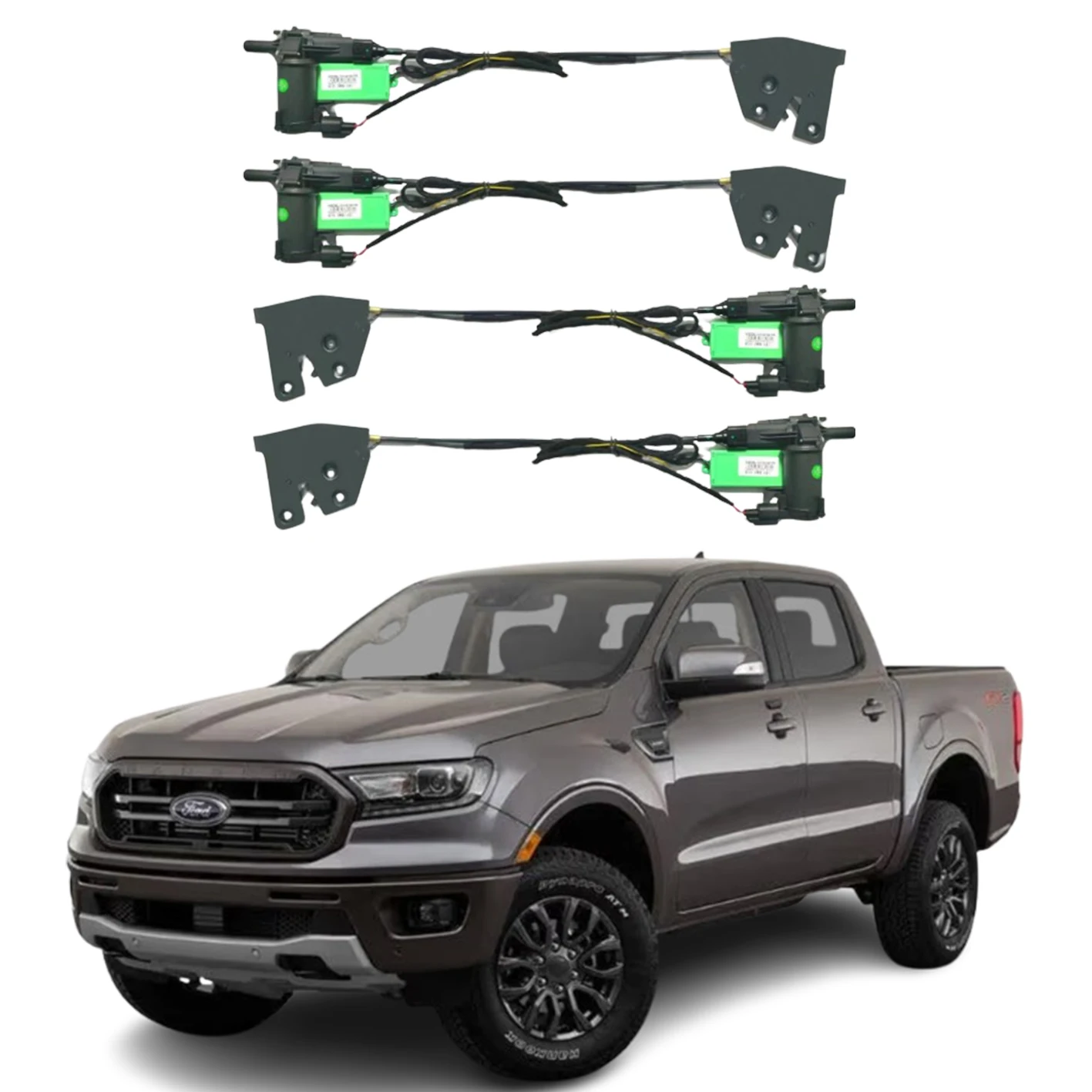 

Customized for Ford Ranger Automatic Door Modification with Electric Suction Door Protection Water IPX6 Soft Closing Door