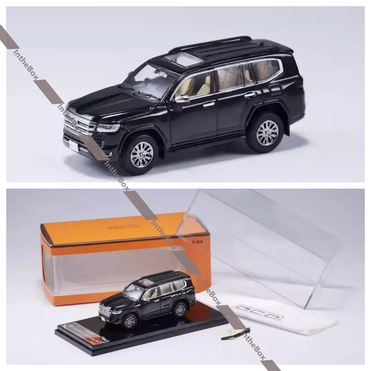 

GCD1/64 LC80 Land Cruiser Alloy Car Model Black Diecast Metal Car Collection Limited Edition Hobby Toys