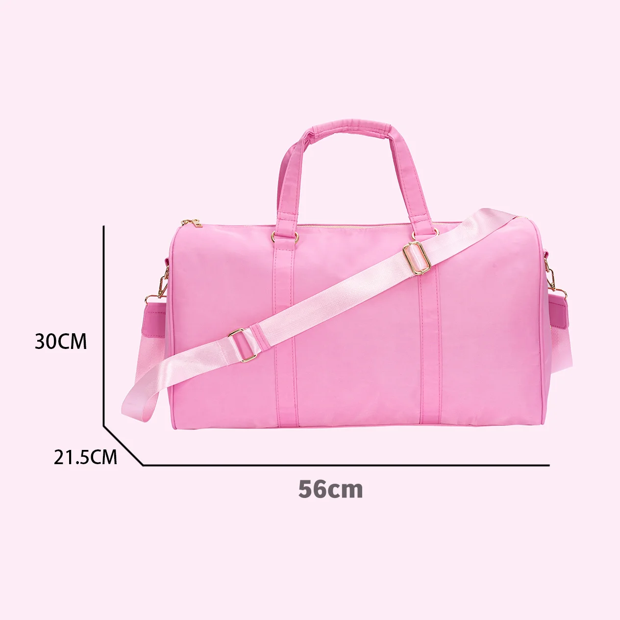 Nylon Waterproof Weekender Duffle Bags Large Capacity Travel Duffle Bag Sport Gym Bag with Long Shoulder Strap for Men and Women