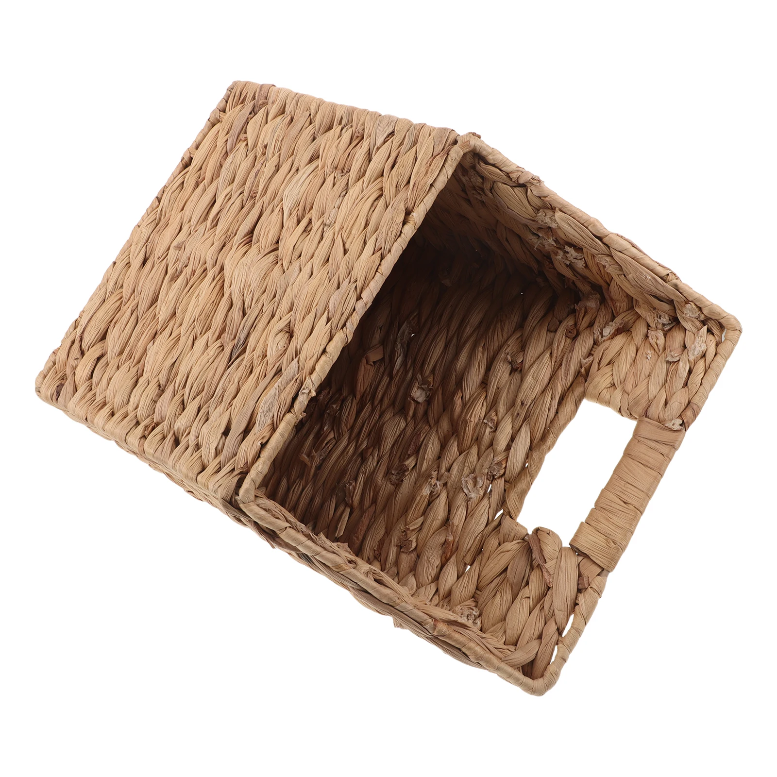 

Handmade Woven Wall Mounted Storage Basket Natural Seagrass Hanging Organizer For Books Magazines Decorative Home Wall Hanging