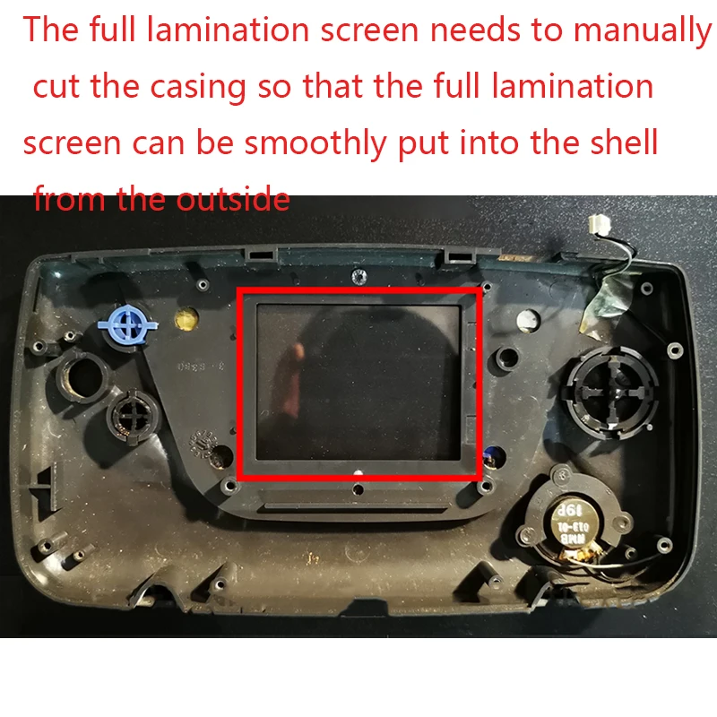 V4.1 LCD Screen For SEGA Game Gear HighLit Full Display VGA Out Mod Highlight Adjustable Brightness LCD Kits For SEGA GG Console