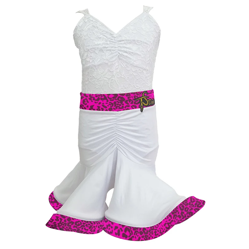 مجموعة الرقص اللاتيني Tianjiao 2025 تنورة ممارسة الرقص على الطراز الغربي الجديد