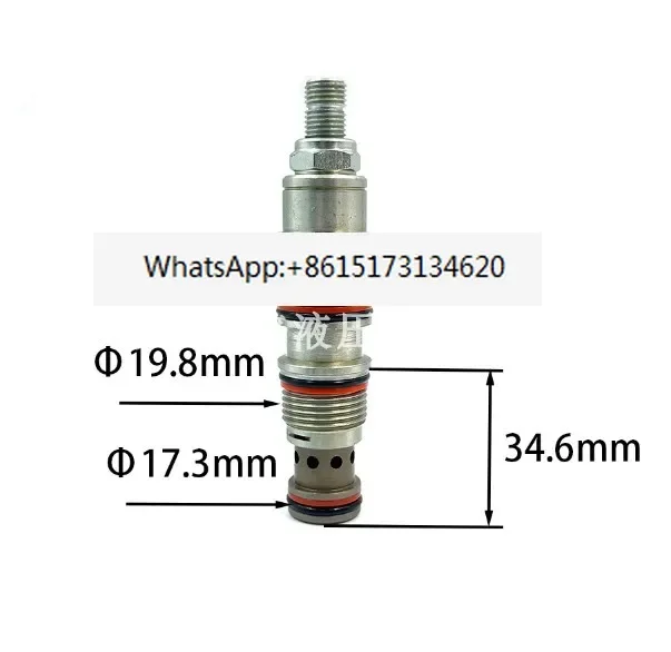 Hydraulic cartridge valve pressure reducing valve wood grabber project, domestic imitation SUN flow valve PBDB-LAN