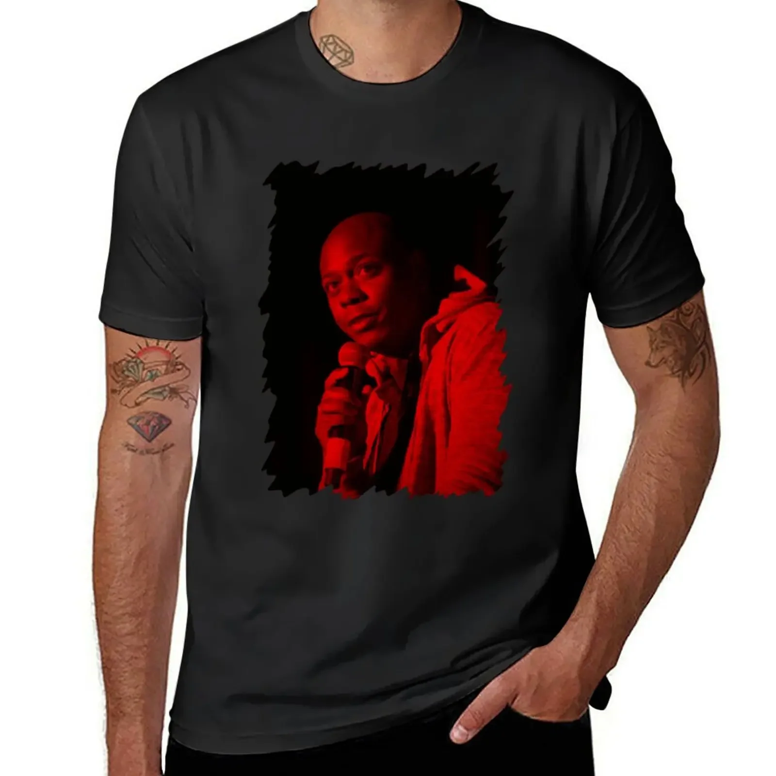 Dave Chappelle - Celebrity Classic . T-Shirt summer top boys animal print designer t shirt men