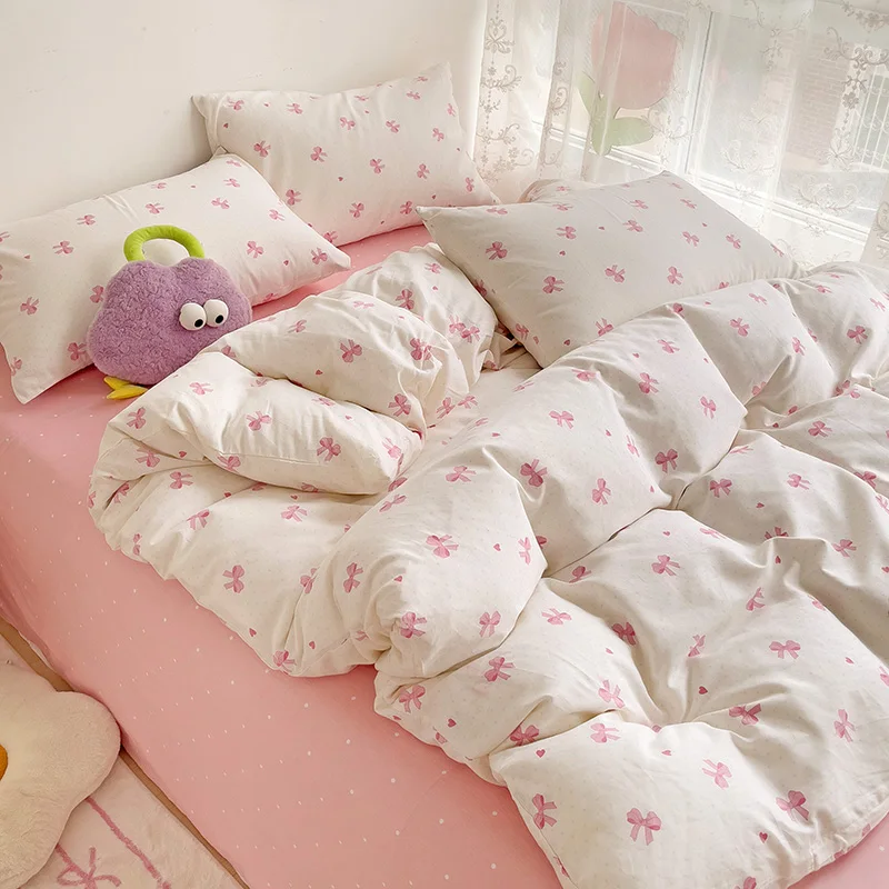 Bonenjoy Print Quilt Cover Home 100%Cotton Comforter Cover Single/Double/Queen Size Duvet Cover housse de couette(No Pillowcase)
