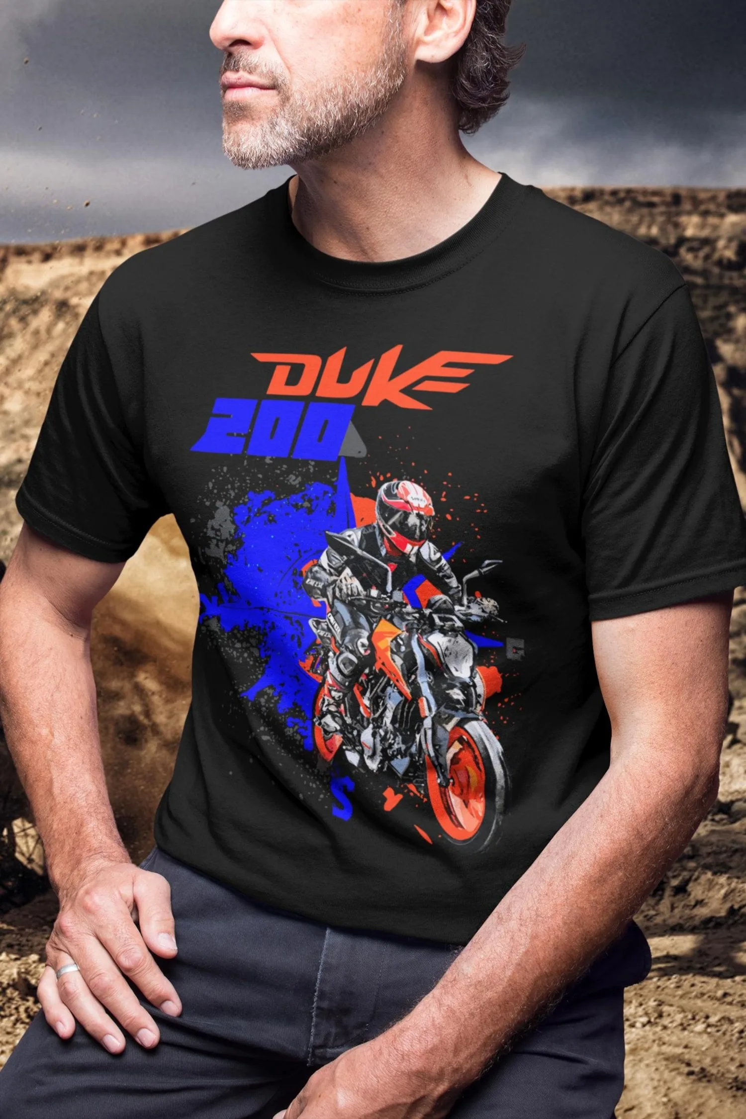 352 @ EY K.TM Duke 200 camiseta el regalo perfecto de motorista para bolsillo Rocket Rider Fan Top para propietarios K.TM marido presente ropa Moto
