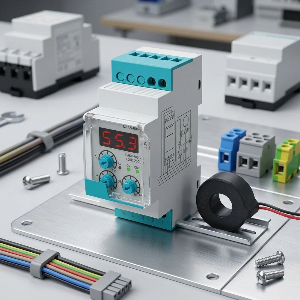 As Shown Overcurrent Protection Relay Efficient Power Management Relay Overcurrent Protection Water Pump Protection