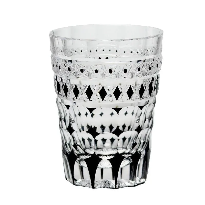 

European new crystal glass whisky glass, hand-carved high-end beer glass