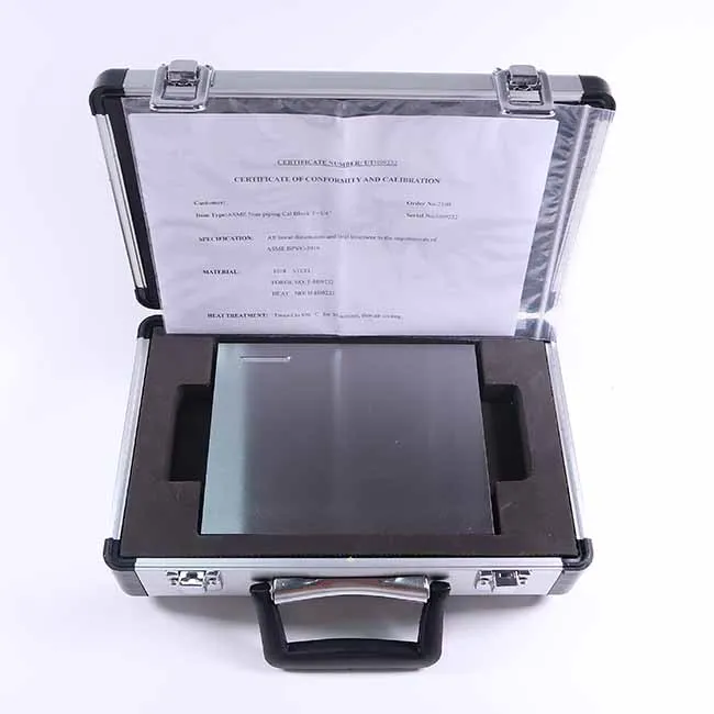 Ultrasonic Calibration Block ASME 19mm Basic Block/ Ultrasonic test Block / 1018 Steel test Block Carbon Steel